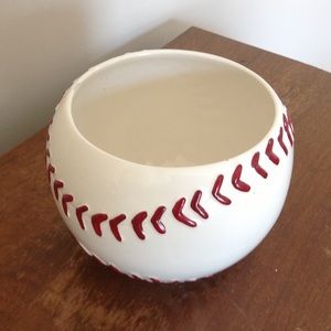 Baseball Ceramic planter/bowl